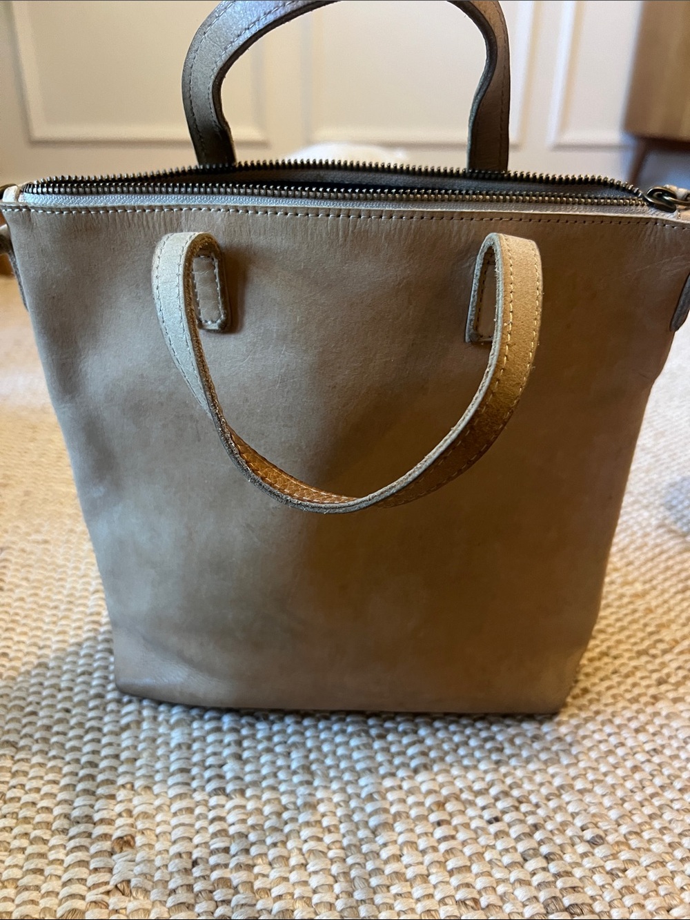 Able Abera Commuter Leather Bag with long strap